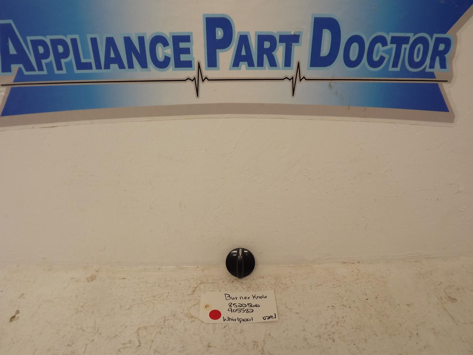 Whirlpool Range 8522566 905582 Burner Knob Used Whirlpool Range 8522566 905582 Burner Knob Used